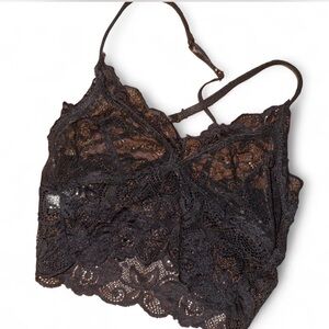 Elegant Black Lace Bralette